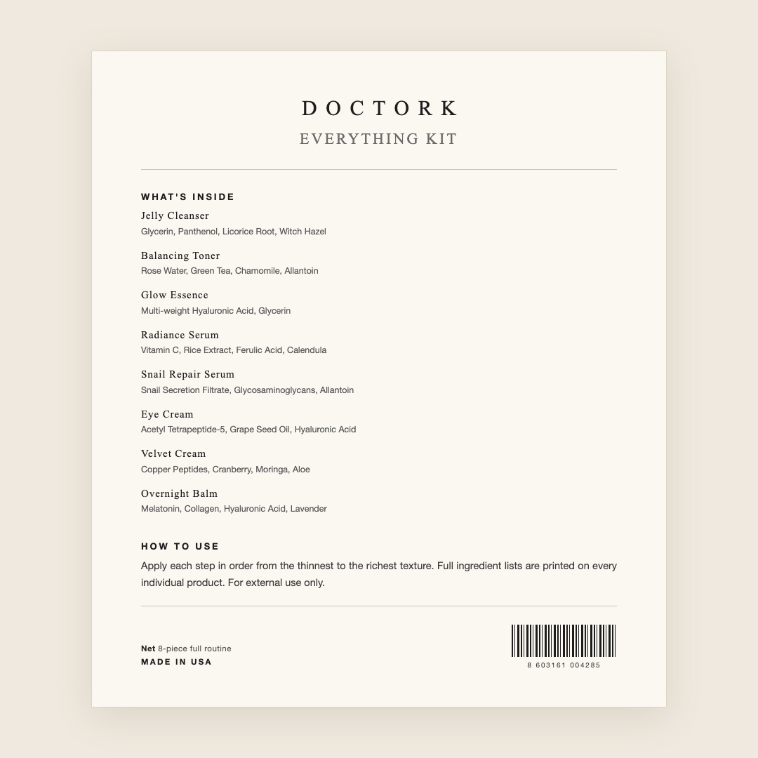 Doctork Everything Kit what's inside