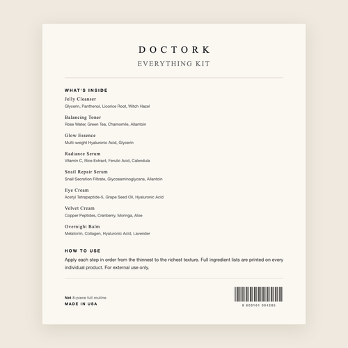 Doctork Everything Kit what's inside